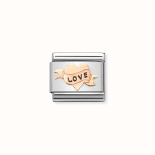 Link Nomination LOVE - Contas P/ Pulseiras - Nomination Links
